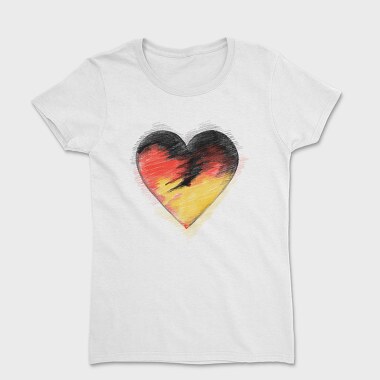 Heart Handdrawn, Tricou Femei