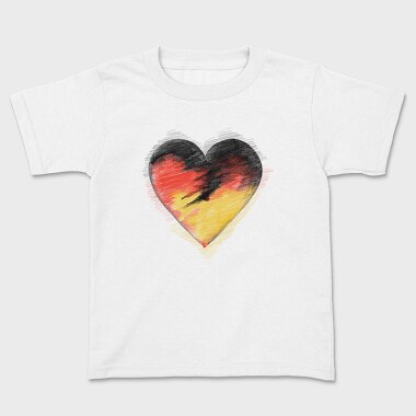 Heart Handdrawn, Tricou Copii