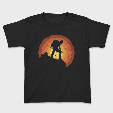 Hiker Sunset, Tricou Copii