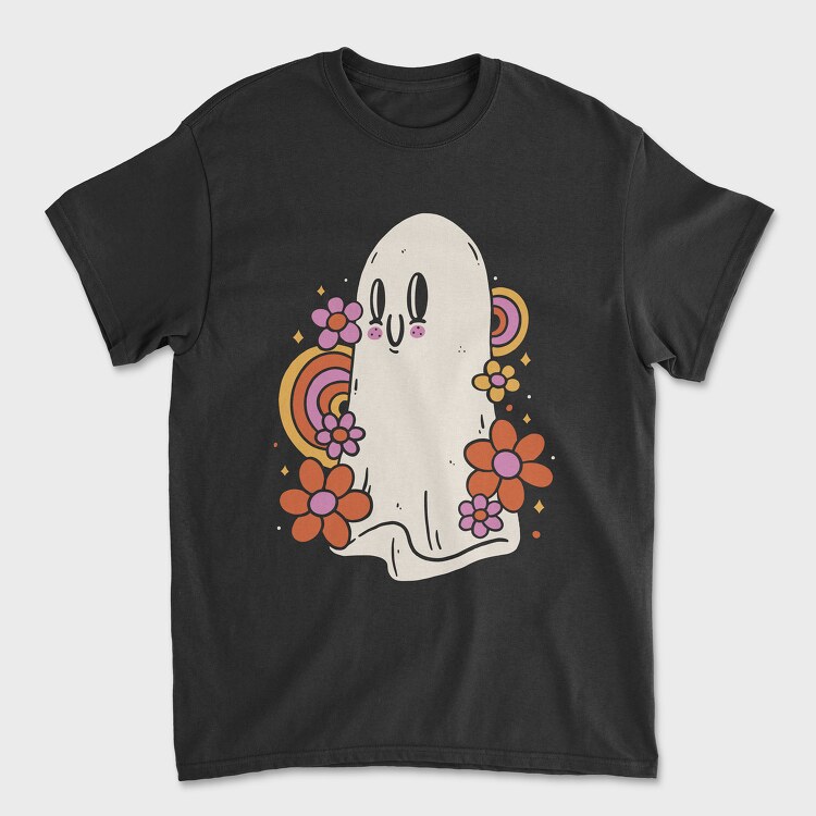 Tricou Barbati (Unisex), Hippie Ghost