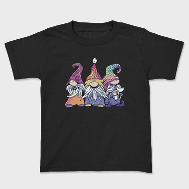 Tricou Copii, Hippie Gnomes Pastel