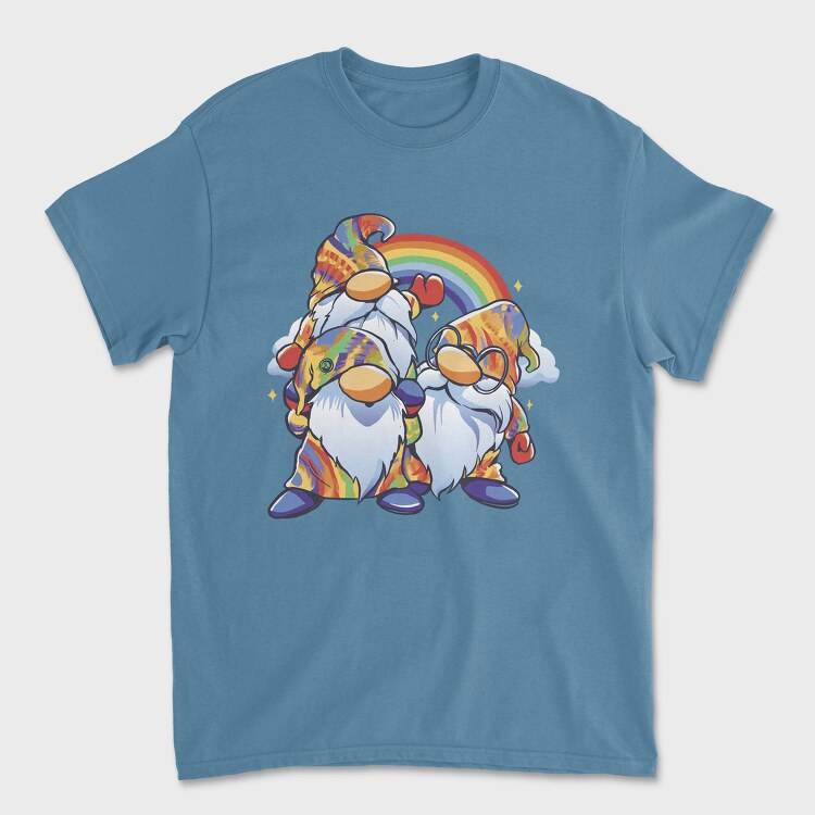 Hippie Gnomes, Tricou Barbati (Unisex)