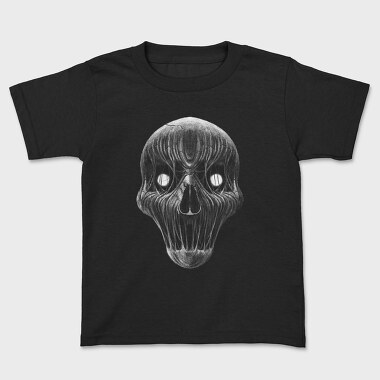 Horror Skull Monochrome, Tricou Copii