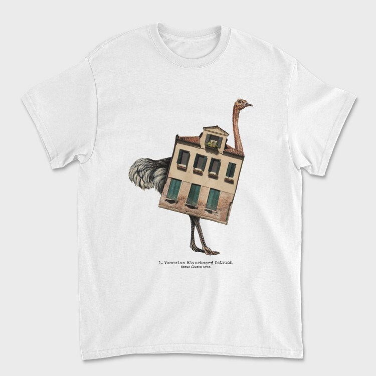 Tricou Barbati (Unisex), House Animal Ostrich