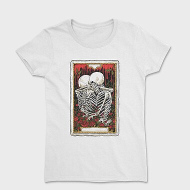 Tricou Femei, Hug Skeleton Card