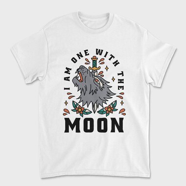 I Am One With the Moon, Tricou Barbati (Unisex)