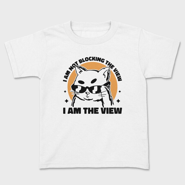 Tricou Copii, I Am the View Cat