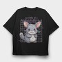 Anatomy Of A Chinchilla, Tricou Oversize Barbati (Unisex)