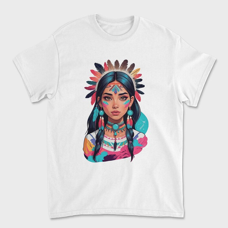 Tricou Barbati (Unisex), Indian Woman