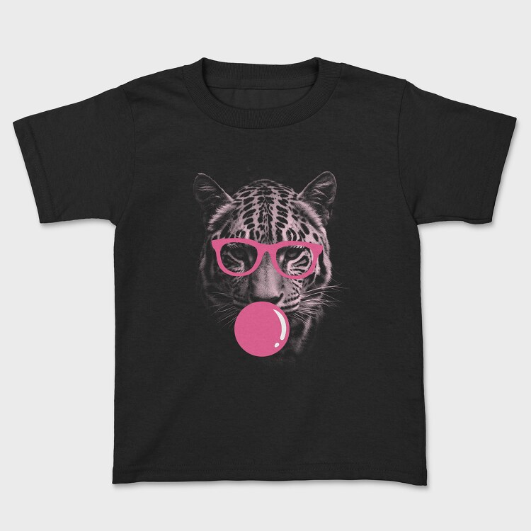 Tricou Copii, Jaguar Bubblegum Monochrome