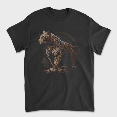 Tricou Barbati (Unisex), Jaguar Steampunk