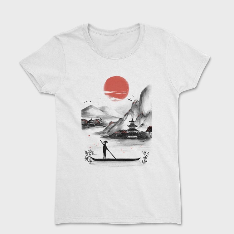 Tricou Femei, Japanese Landscape