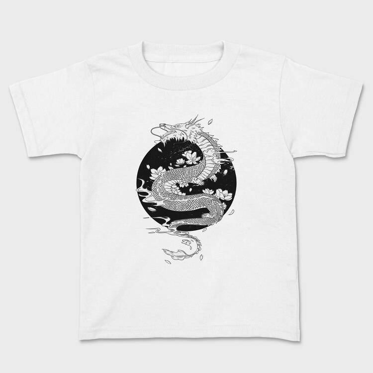 Tricou Copii, Japanese Tattoo Dragon