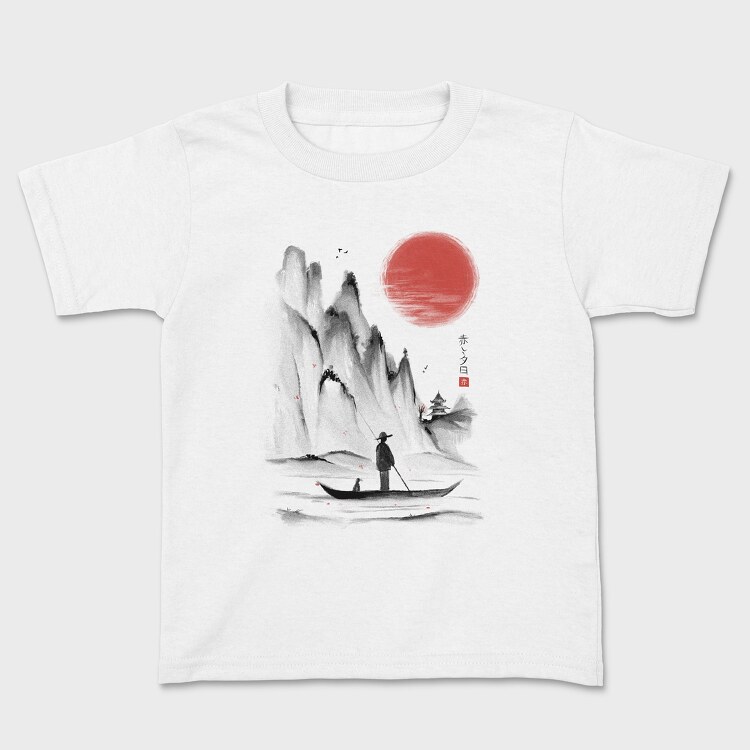 Tricou Copii, Japanese Traditional Landscape