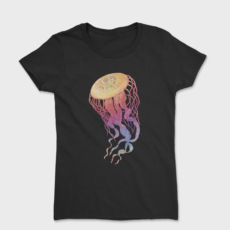 Jellyfish Colorful, Tricou Femei