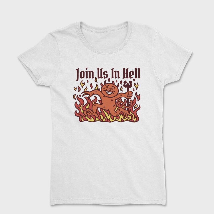 Join Us in Hell Devil, Tricou Femei