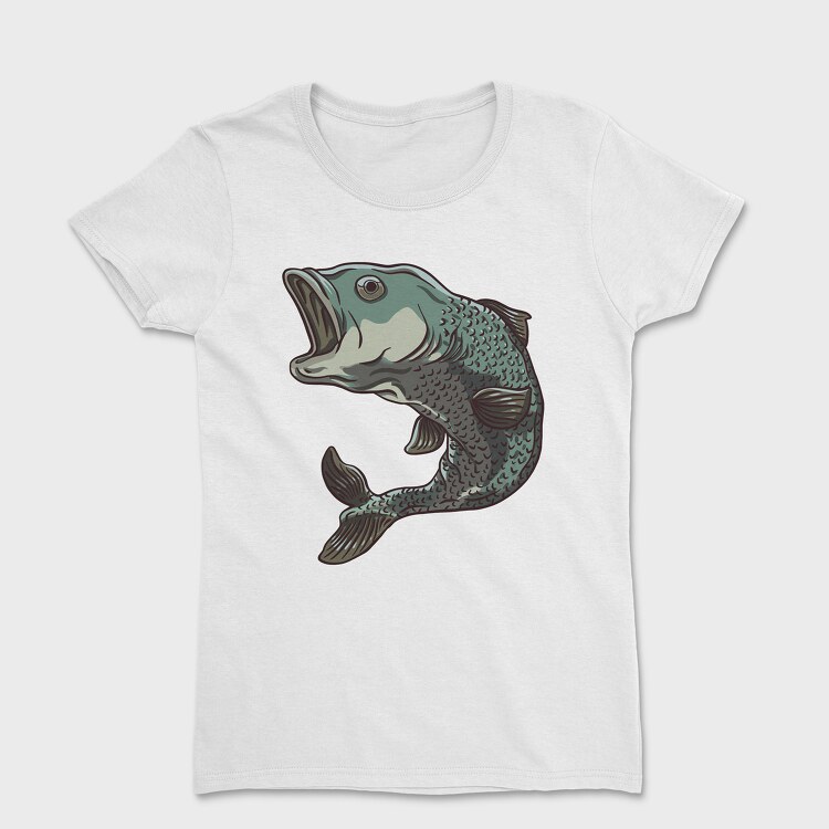 Tricou Femei, Jumping Pike Perch