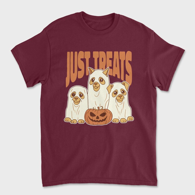 Tricou Barbati (Unisex), Just Treats Dogs