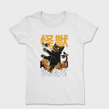 Tricou Femei, Kaiju Cat