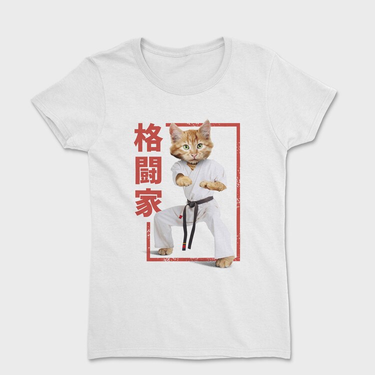 Tricou Femei, Karate Cat