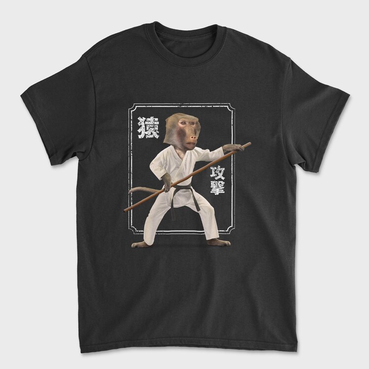 Tricou Barbati (Unisex), Karate Monkey