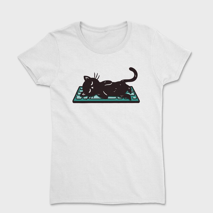 Tricou Femei, Keyboard Kitty