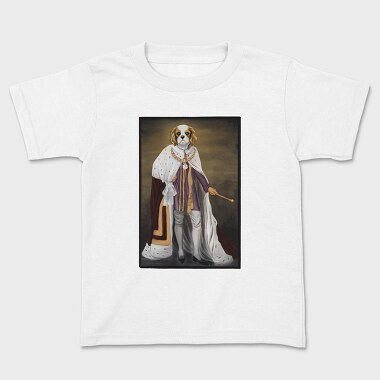 King Dog Painting Cavalier, Tricou Copii