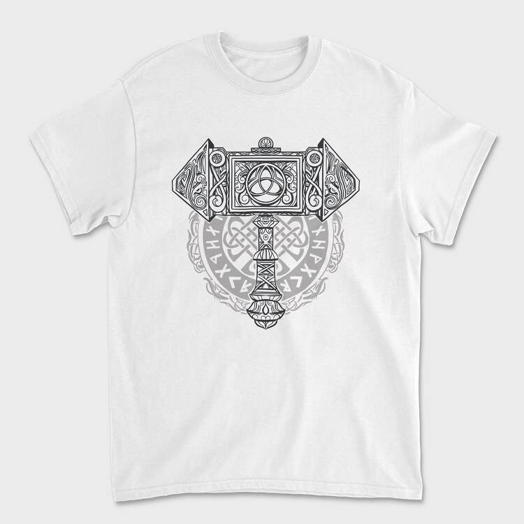 Knot Viking Mjolnir, Tricou Barbati (Unisex)