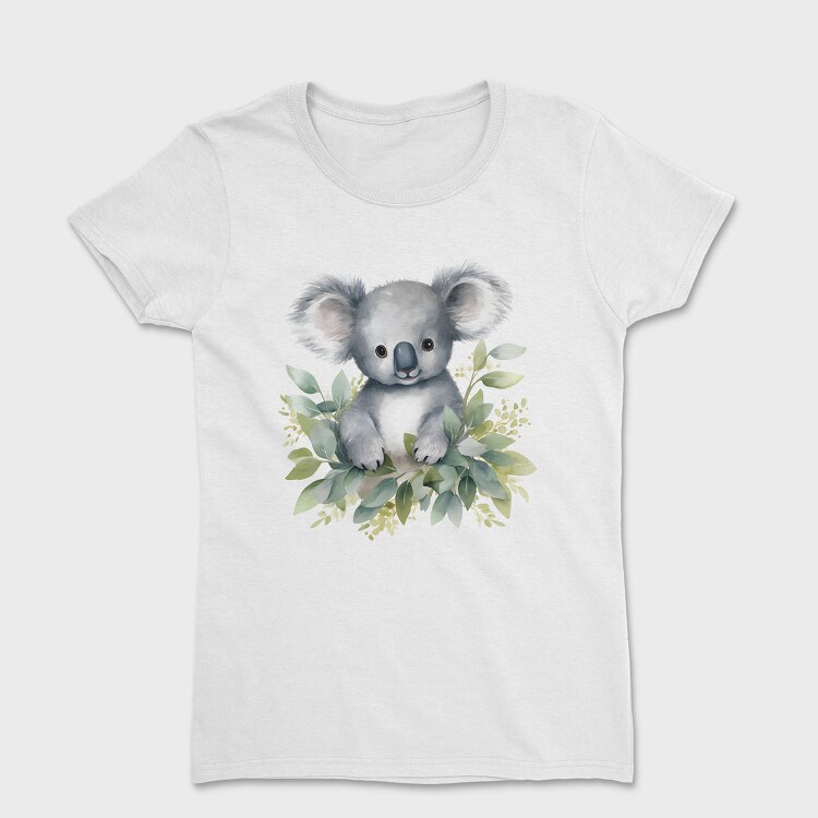 Tricou Femei, Koala Watercolor