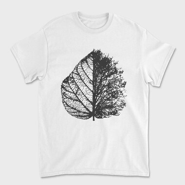 Leave Skeleton and Bare Tree, Tricou Barbati (Unisex)