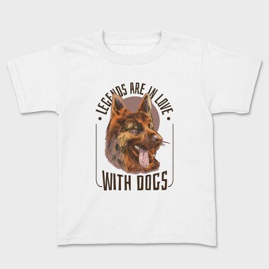 Legend Are in Love With Dogs, Tricou Copii