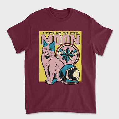 Tricou Barbati (Unisex), Lets Go to the Moon