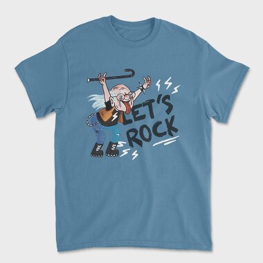 Lets Rock Grandpa, Tricou Barbati (Unisex)