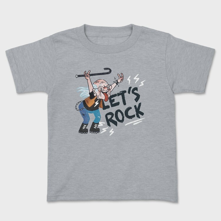 Tricou Copii, Lets Rock Grandpa