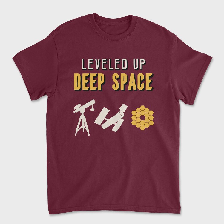 Leveled Up Telescopes, Tricou Barbati (Unisex)