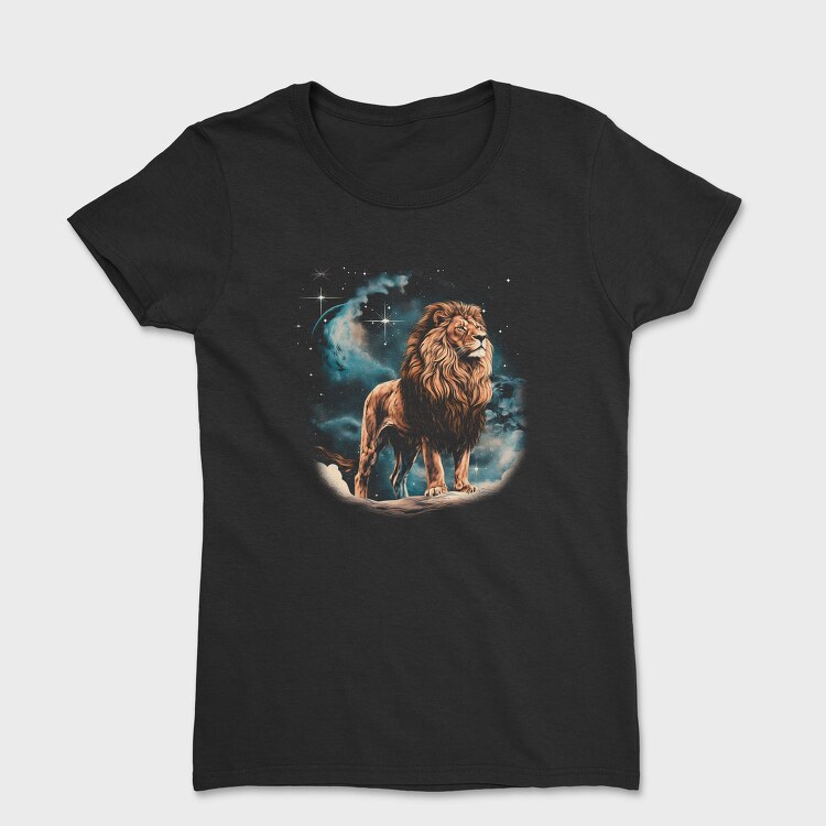 Tricou Femei, Lion Night Stars