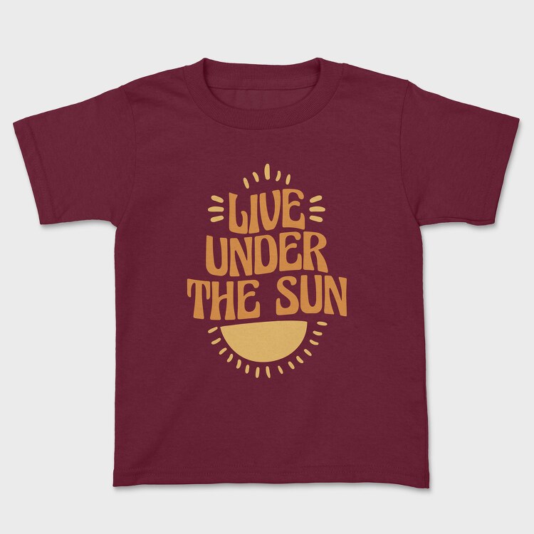 Live Under the Sun, Tricou Copii