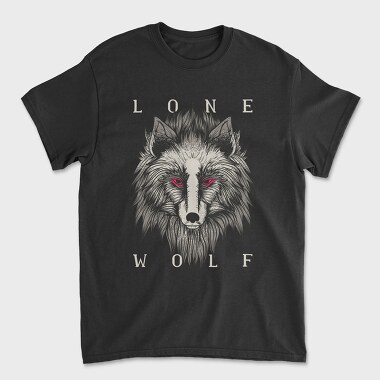 Tricou Barbati (Unisex), Lone Wolf