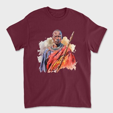 Maasai Warrior Masai, Tricou Barbati (Unisex)