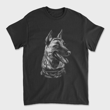 Malinois Belga Dog, Tricou Barbati (Unisex)