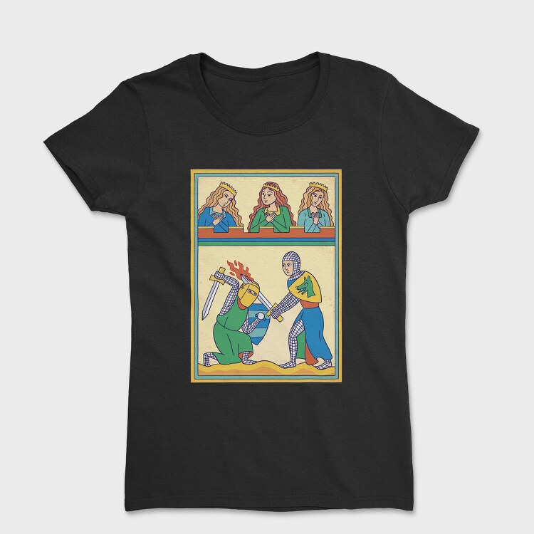 Medieval Illustration, Tricou Femei