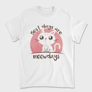 Meowdays Cat, Tricou Barbati (Unisex)