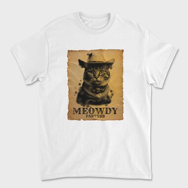 Meowdy Partner, Tricou Barbati (Unisex)