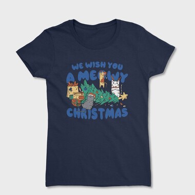 Meowy Christmas 2, Tricou Femei