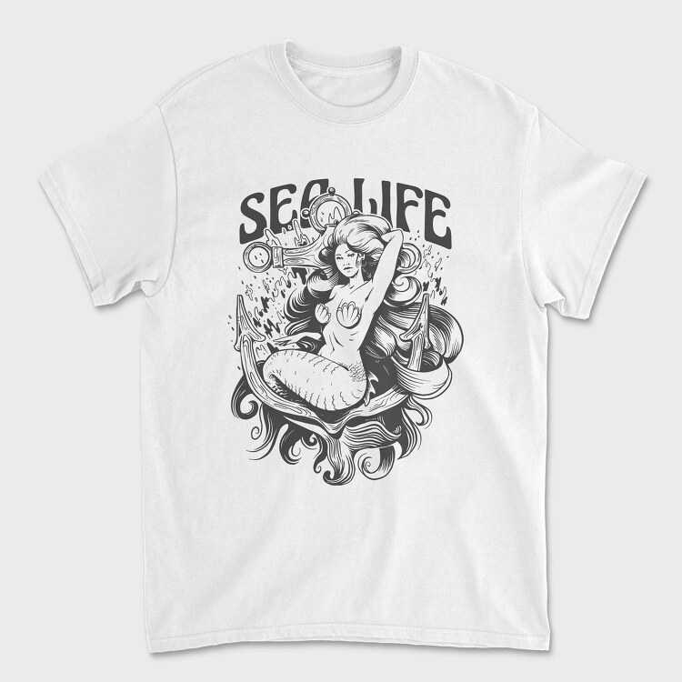 Tricou Barbati (Unisex), Mermaid Sea Life