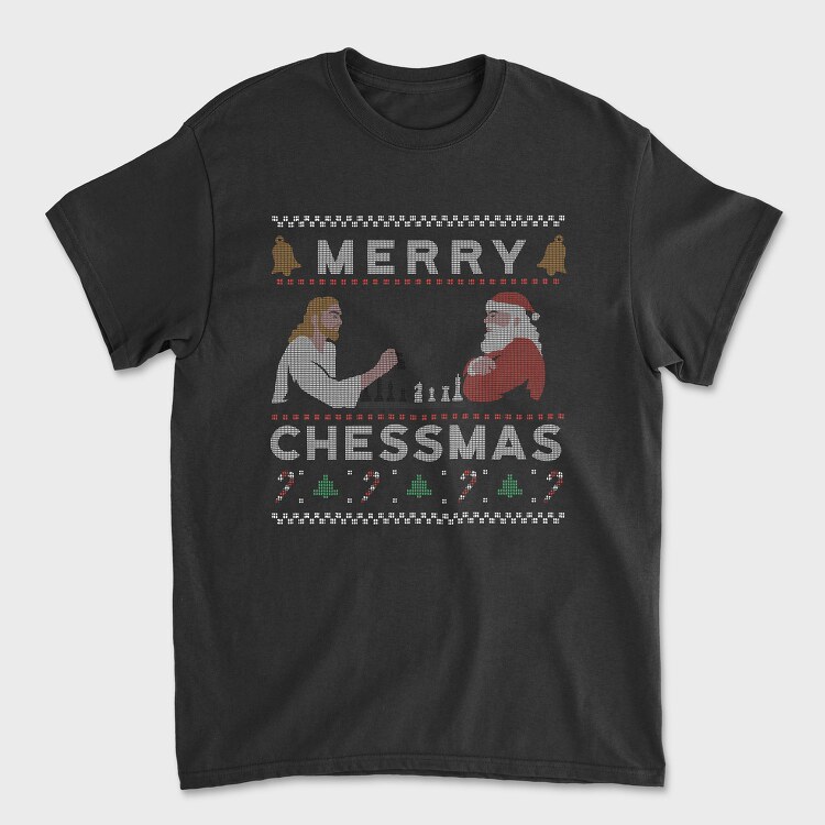 Tricou Barbati (Unisex), Merry Chessmas