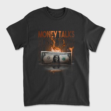 Money Skull Fire Bill, Tricou Barbati (Unisex)