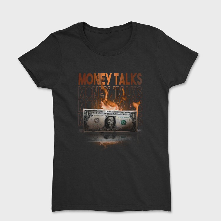 Money Skull Fire Bill, Tricou Femei