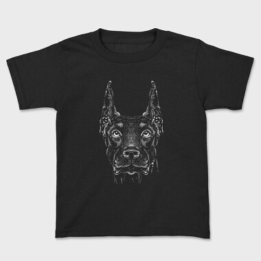 Monochrome Doberman, Tricou Copii