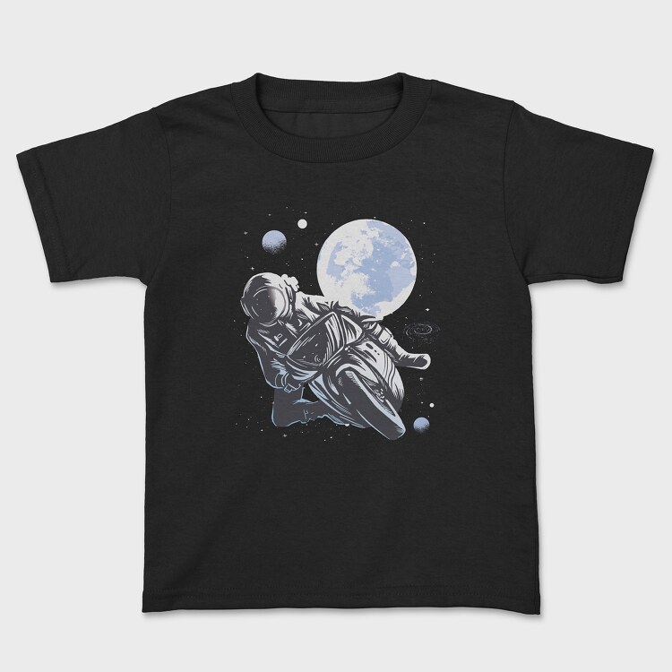 Tricou Copii, Motorbike Astronaut